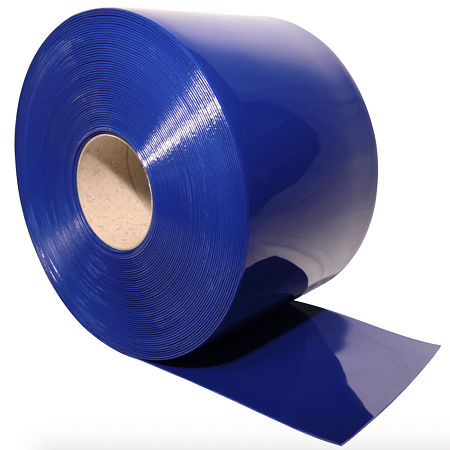 Синяя непрозрачная ПВХ Завеса, 200x2 мм